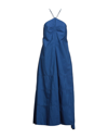 Ndegree21 Long Dresses In Blue