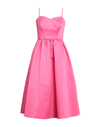 P.a.r.o.s.h Midi Dresses In Pink