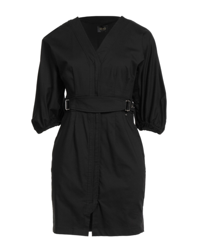 Liu •jo Short Dresses In Black