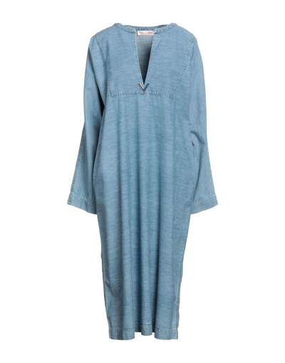 Valentino Midi Dresses In Blue