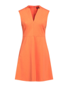 Lvl Level Vibes Level Short Dresses In Orange