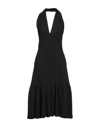 Msgm Midi Dresses In Black