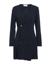 Soallure Short Dresses In Blue