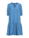 Violanti Short Dresses In Blue