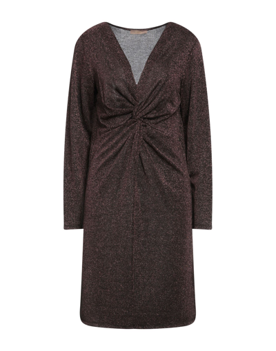 Fly Girl Short Dresses In Brown