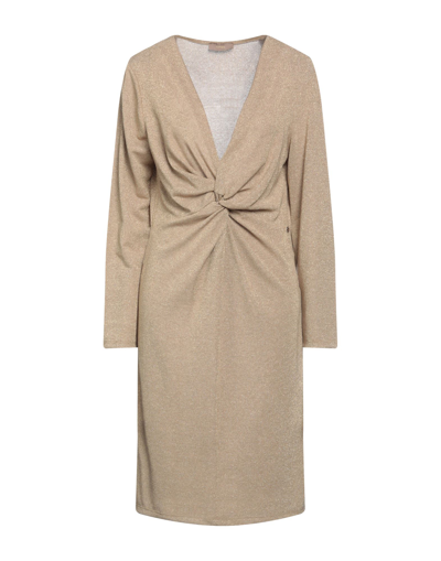 Fly Girl Short Dresses In Beige