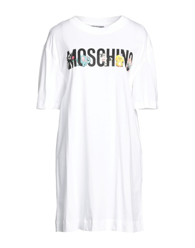 Moschino Short Dresses In White