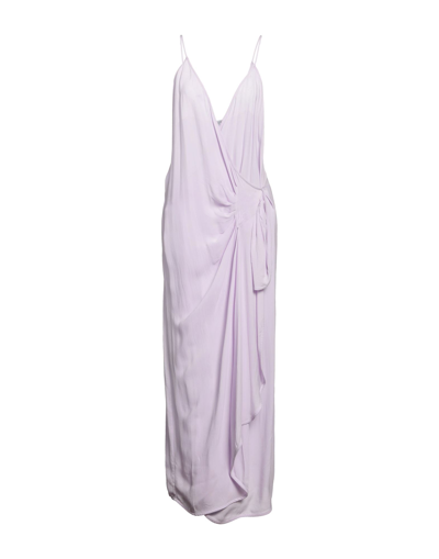 Atos Lombardini Long Dresses In Purple