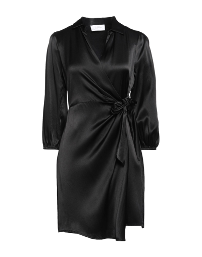 Soallure Short Dresses In Black