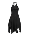 Alexandre Vauthier Midi Dresses In Black