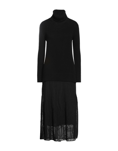 M Missoni Long Dresses In Black
