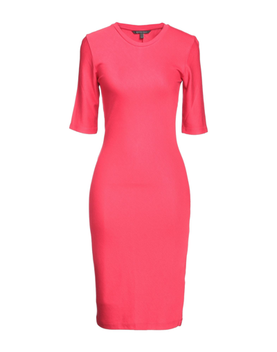 Armani Exchange Midi Dresses In Pink