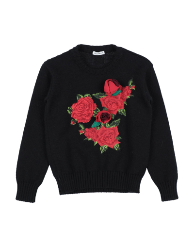 Dolce & Gabbana Babies' Sweaters In Black