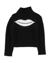IMPERIAL IMPERIAL TODDLER GIRL TURTLENECK BLACK SIZE 6 WOOL, ACRYLIC