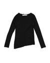 NOSTRASANTISSIMA NOSTRASANTISSIMA TODDLER GIRL SWEATER BLACK SIZE 4 COTTON, VISCOSE