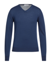 Vneck Sweaters In Blue