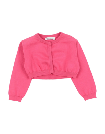 Dolce & Gabbana Kids' Wrap Cardigans In Fuchsia