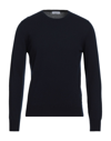 Gran Sasso Man Sweater Midnight Blue Size 44 Virgin Wool In Dark Blue