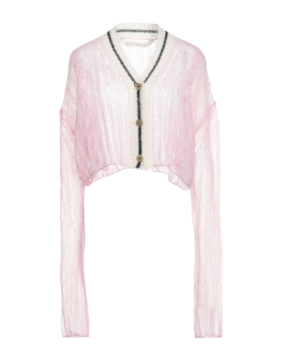 Palm Angels Cardigans In Pink