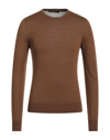 Vneck Sweaters In Brown