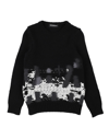 Les Hommes Babies' Sweaters In Black
