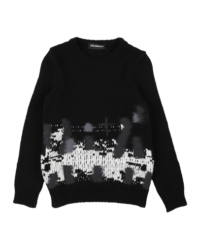 Les Hommes Kids' Sweaters In Black
