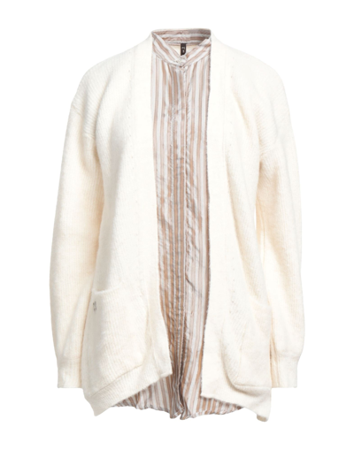 Manila Grace Cardigans In White