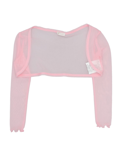 Nanán Kids' Wrap Cardigans In Pink