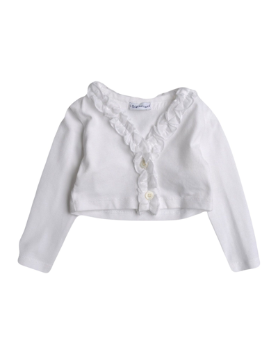 I Gianburrasca Babies' Wrap Cardigans In White
