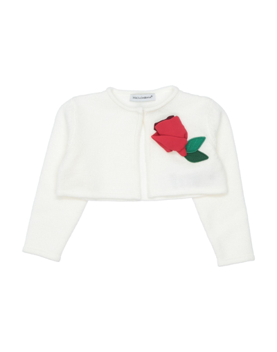 Dolce & Gabbana Kids' Wrap Cardigans In White