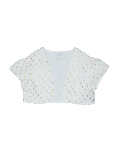 Pinko Up Kids' Wrap Cardigans In White