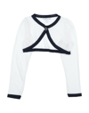 Carlo Pignatelli Kids' Wrap Cardigans In White