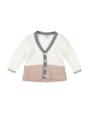 ALETTA ALETTA NEWBORN BOY CARDIGAN IVORY SIZE 1 WOOL, ACRYLIC