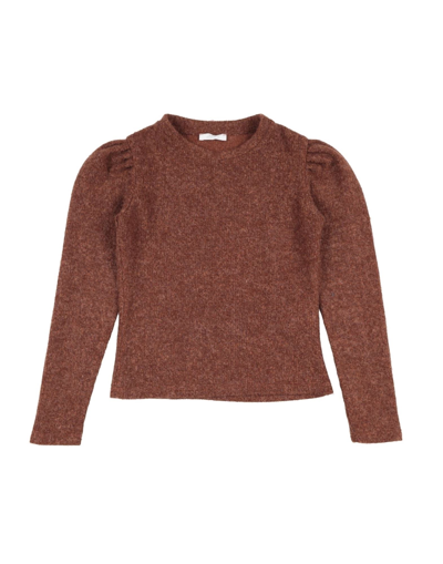 L:ú L:ú By Miss Grant Babies' Sweaters In Brown
