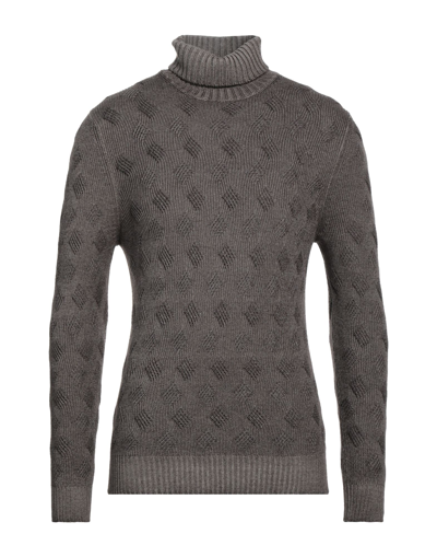 Gran Sasso Turtlenecks In Khaki