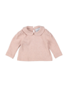 Le Petit Coco Kids' Sweaters In Pink