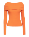 Msgm Turtlenecks In Orange