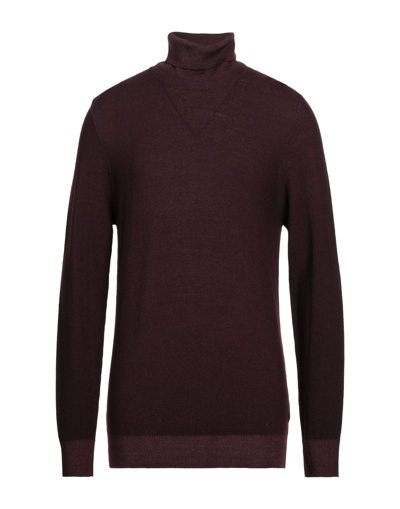 Jeordie's Turtlenecks In Maroon