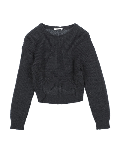 L:ú L:ú By Miss Grant Kids' Sweaters In Black