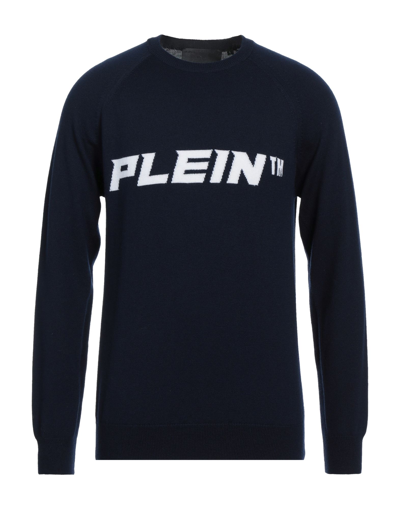 Philipp Plein Sweaters In Blue