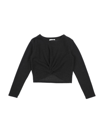 L:ú L:ú By Miss Grant Kids' Sweaters In Black