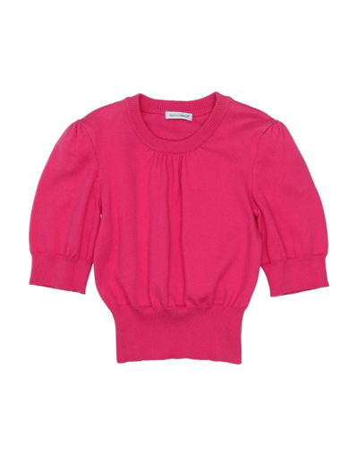 Dolce & Gabbana Kids' Sweaters In Pink