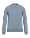 Alpha Studio Sweaters In Blue