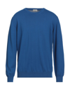 Altea Man Sweater Blue Size Xl Cotton In Blue