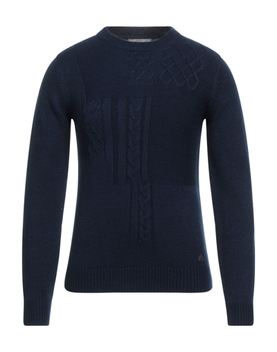 Yes Zee By Essenza Sweaters In Blue