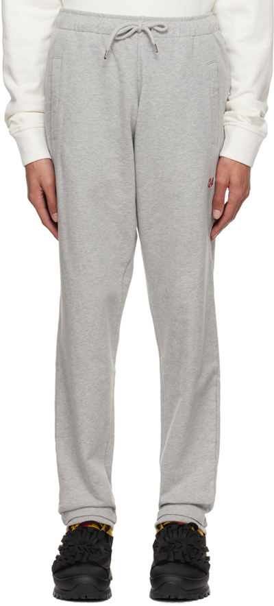 424 Gray Embroidered Lounge Pants In 90 Heather Grey