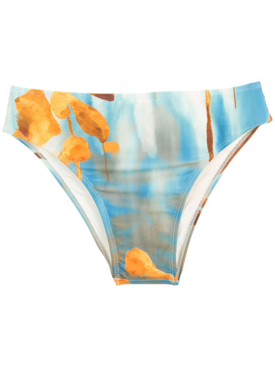 Lenny Niemeyer Nori All-over Graphic-print Bottoms In Blue