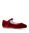 PAPOUELLI PAPOUELLI VELVET AVERY MARY JANES