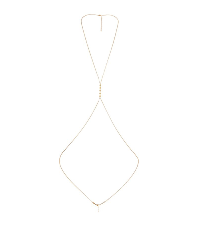 Jacquie Aiche Yellow Gold And Diamond Body Chain