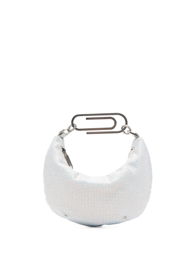 Off-white Sequinned Mini Bag In Grey